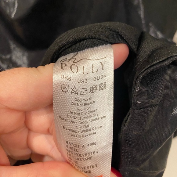 Oh Polly Perfect For Me Off the Shoulder Mini Dress Size 2 EUC - Picture 4 of 5